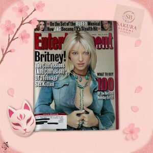 BRITNEY SPEARS NOV 9 2001 ENTERTAINMENT WEEKLY Magazine Buffy Musical Cover VTG